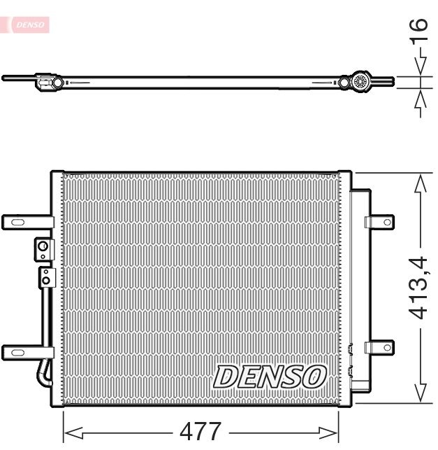 Hyundai Condensor, airconditioning