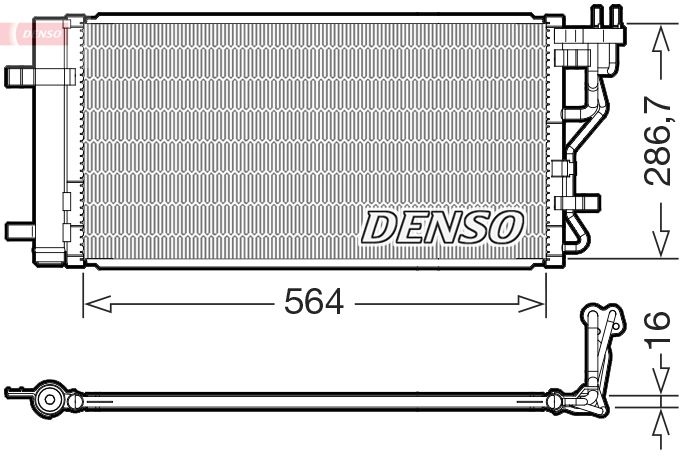 Hyundai Condensor, airconditioning