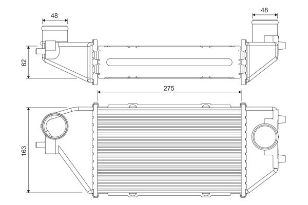 Honda Intercooler, inlaatluchtkoeler