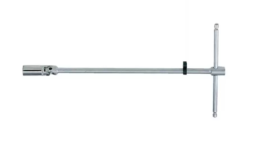 Force 3/8 magnetische Bougiesleutel met kniegewricht 16mm 800mmL