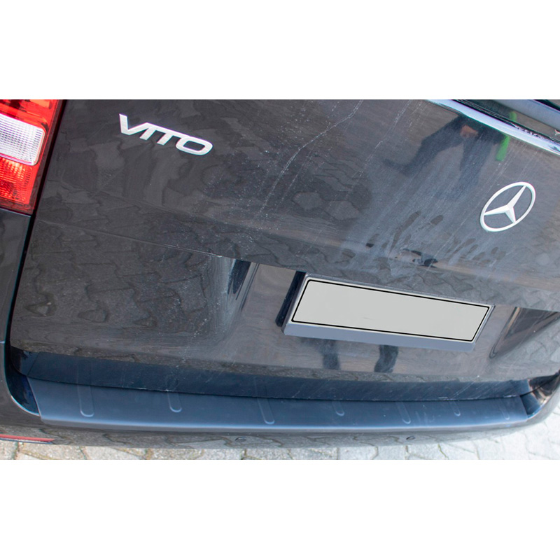 Mercedes-Benz Oneway Achterbumper beschermlijst passend voor Mercedes Vito W447 2014- - Matzwart