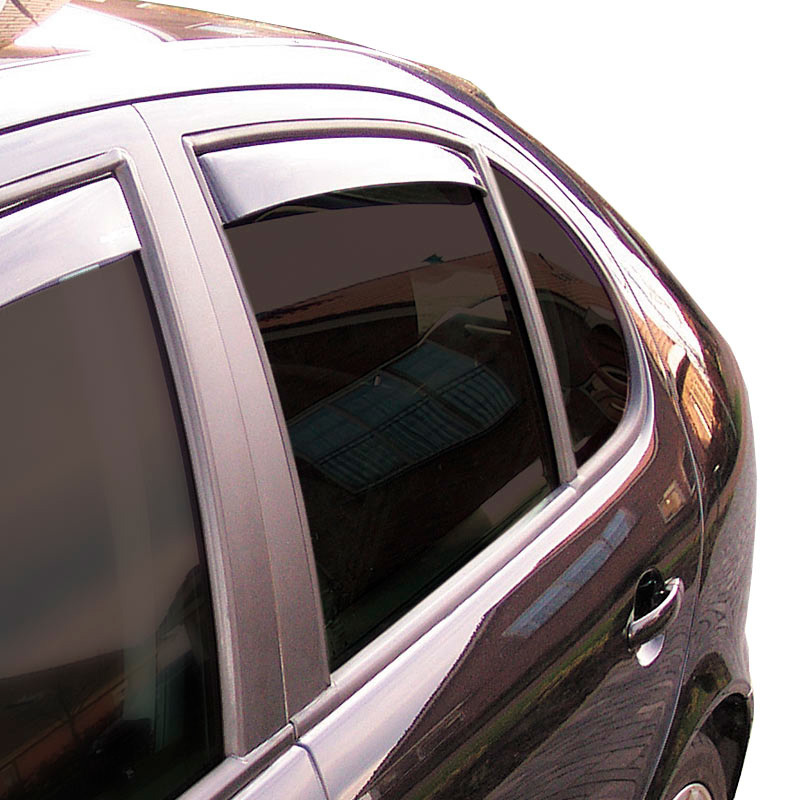 Citroen Zijwindschermen Master Dark (achter) passend voor Citroën Berlingo 5-deurs 2018-