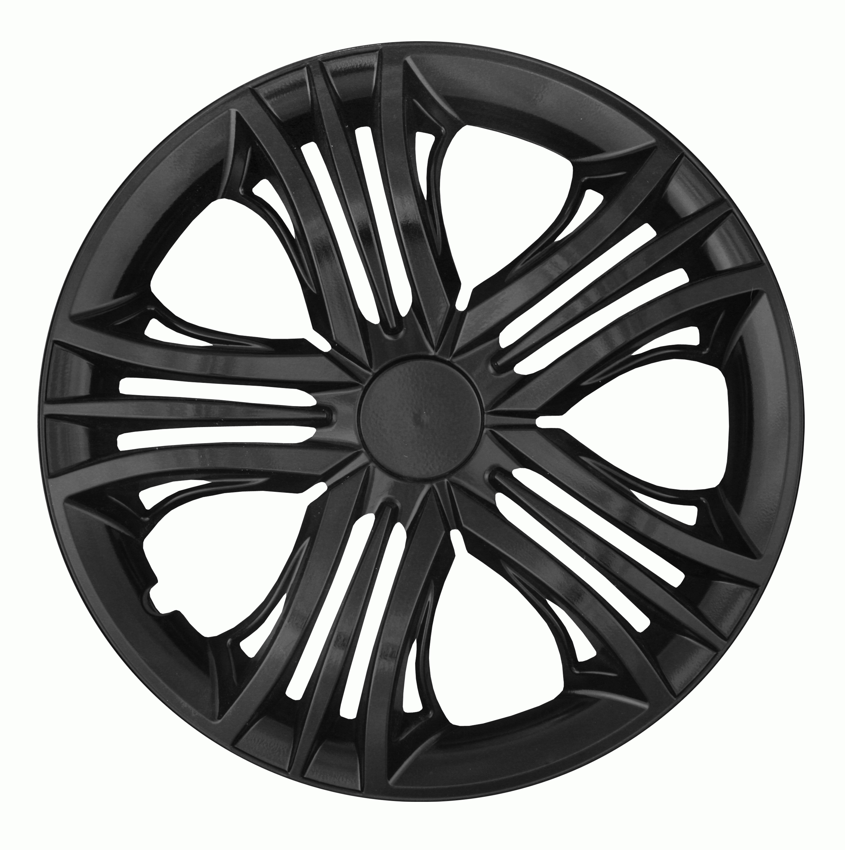 Jestic Wieldoppenset Fun Black 15 Inch