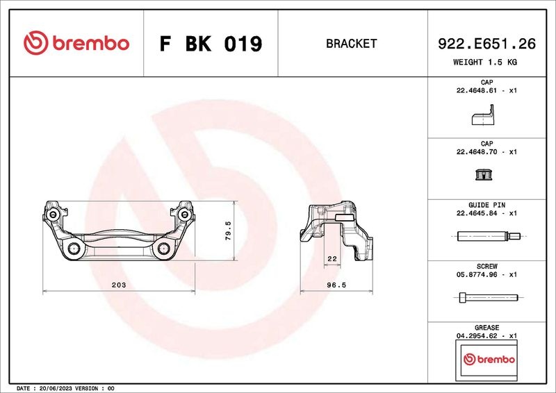 Mercedes-Benz Remklauwhouderset