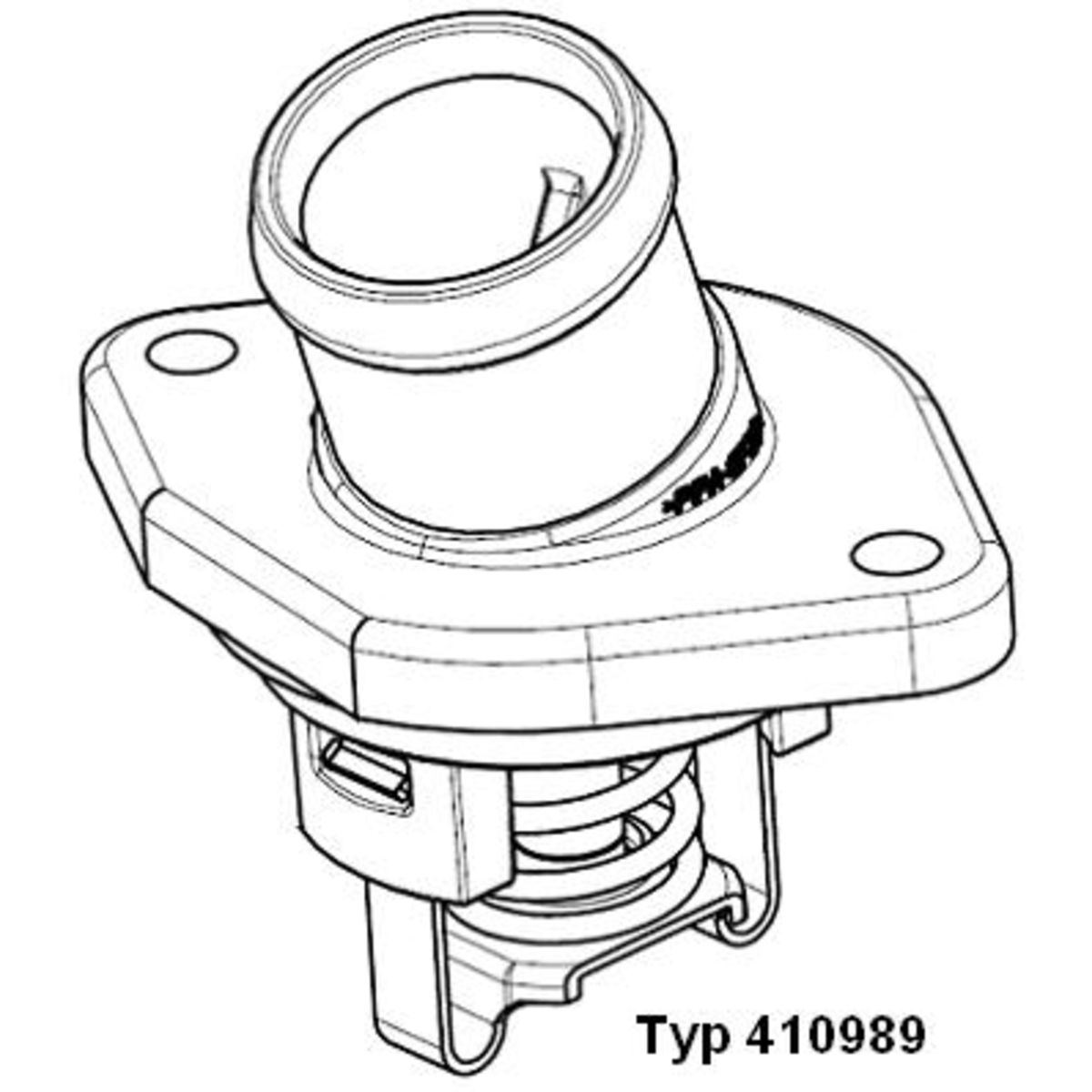 Wahler Thermostaat, koelvloeistof  410989.80D