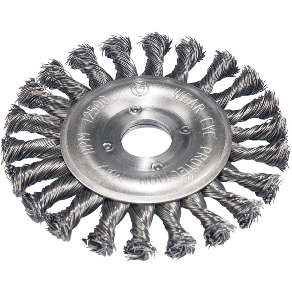 KS Tools 340.0046 Roestvrij stalen draadborstel 0,5 mm, Ø 115 mm