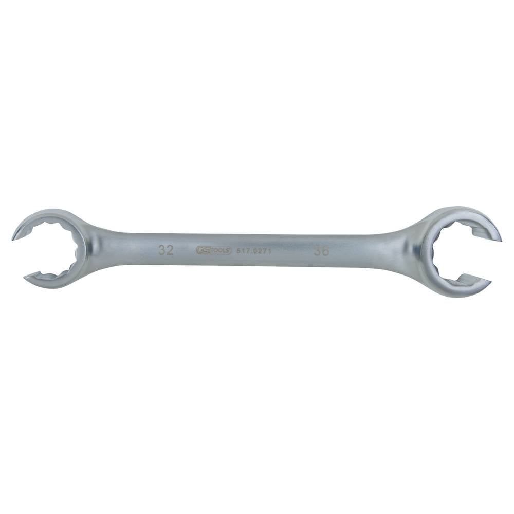 KS Tools 460.2511 Open dubbele ringsleutel, haaks, 17 x 19 mm