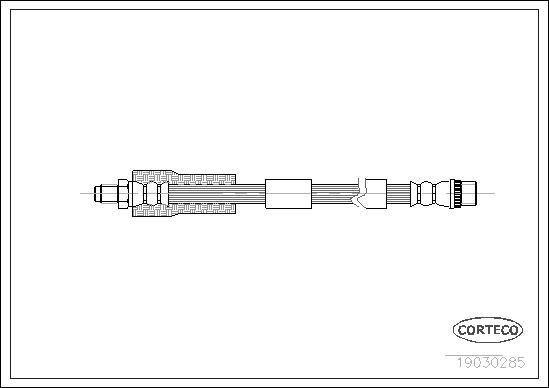 Citroen Flexible De Frein Peugeot 307 Front