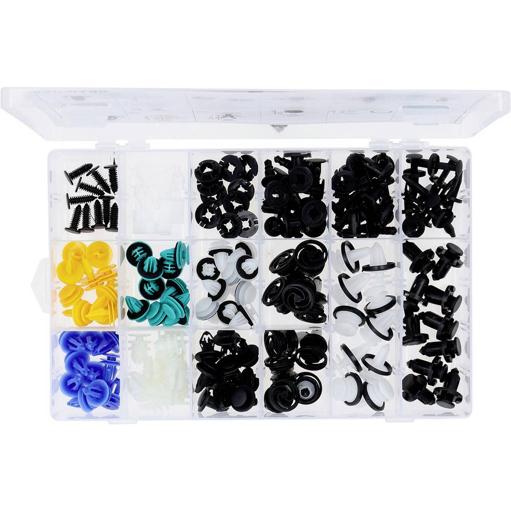 KS Tools 420.0790 Bevestigingsset clip voor Tesla, 150-delig