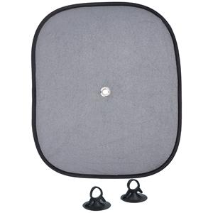 All Ride Auto zonneschermen voor zijramen - 2x - zwart - kunststof - zuignappen - x cm -