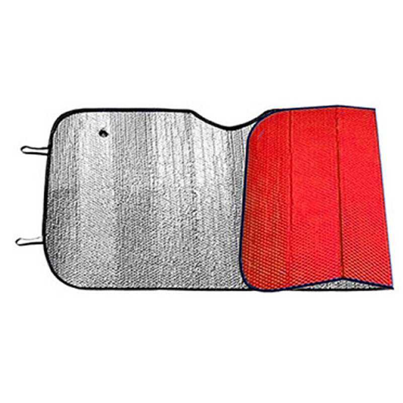 Concorde Auto zonnescherm - rood - aluminium - L60 x B130 cm -