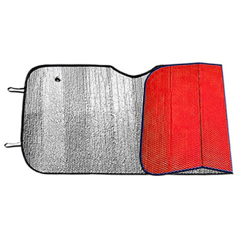 Concorde Auto zonnescherm - rood - aluminium - L70 x B150 cm -