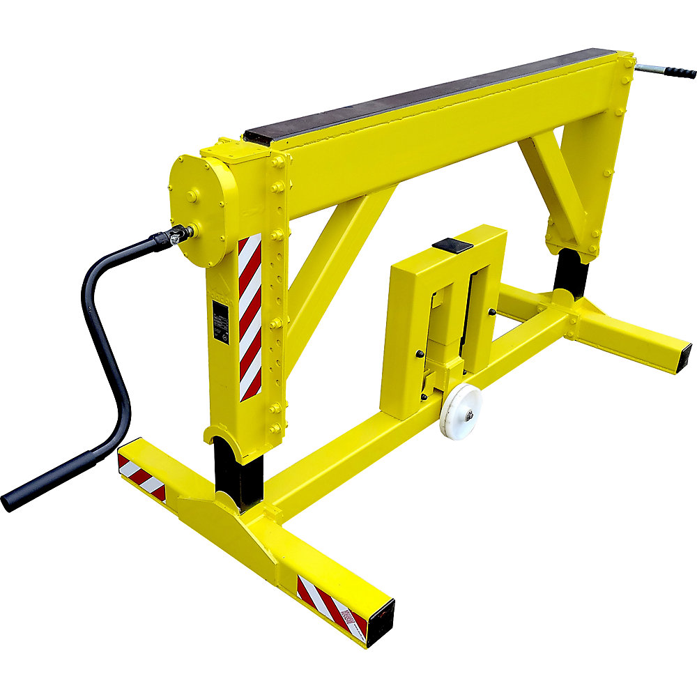 Laadsteun voor opleggers, draagvermogen 25 t, l x b draagvlak = 1800 x 150 mm