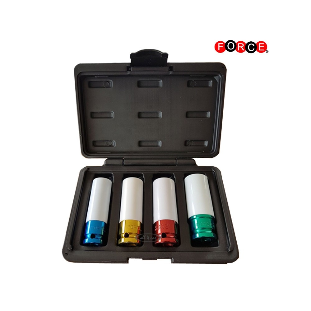 Force 1/2'' Wielmoerdopset 4 delig