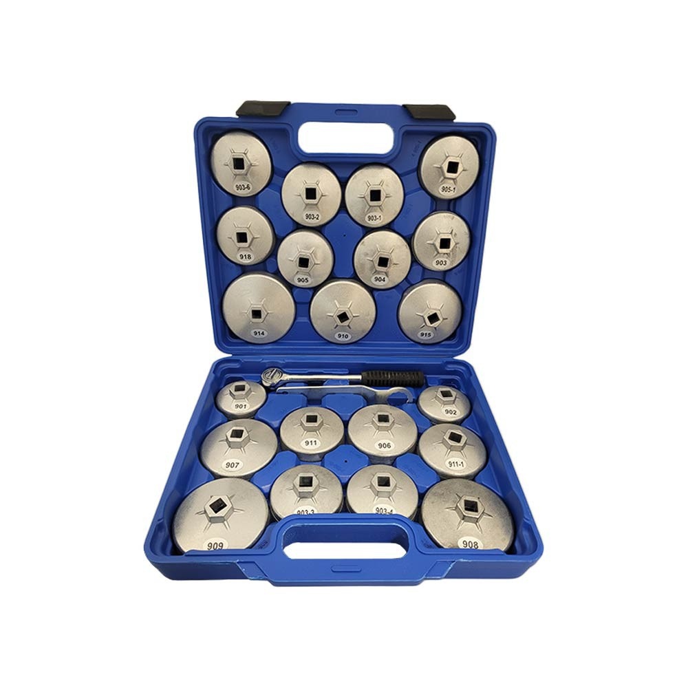 Weber Tools Oliefilterdoppen set 23 delig aluminium