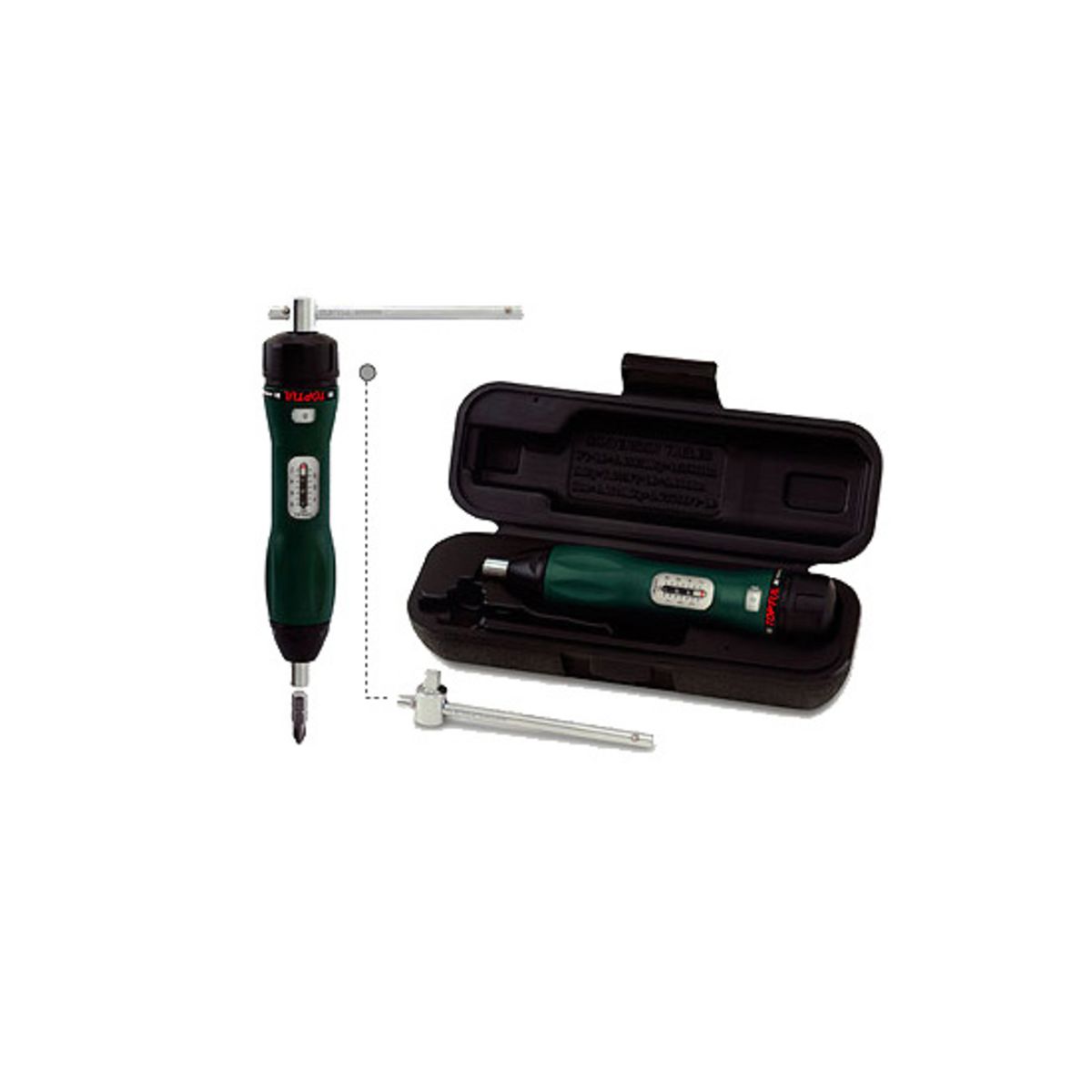 Toptul Momentschroevendraaier  1/4 inch 1,5-8Nm mit T-Griff Kunstoffkoffer