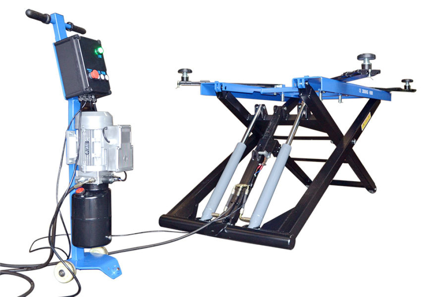 Autopoetsbrug 230V 2800 Kg (verrijdbaar)