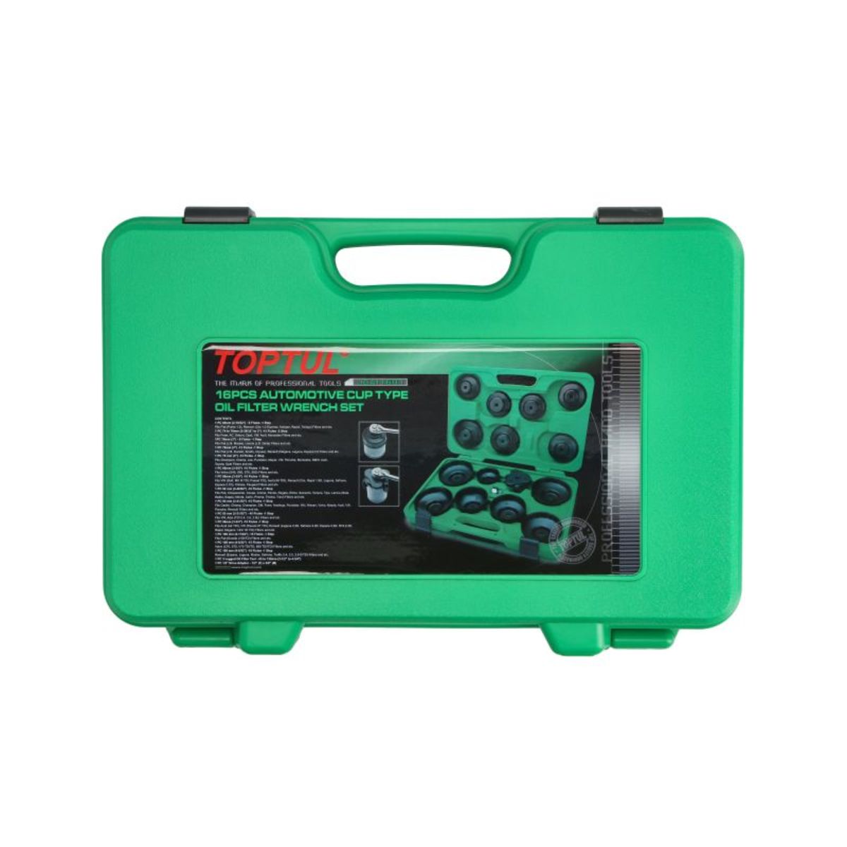 Toptul Olie dopsleutelset  16 Stuk