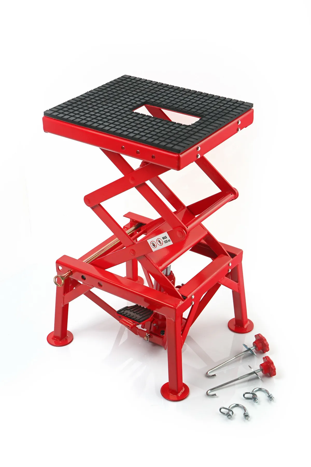 HBM Motorheftafel - Rood 135 kg