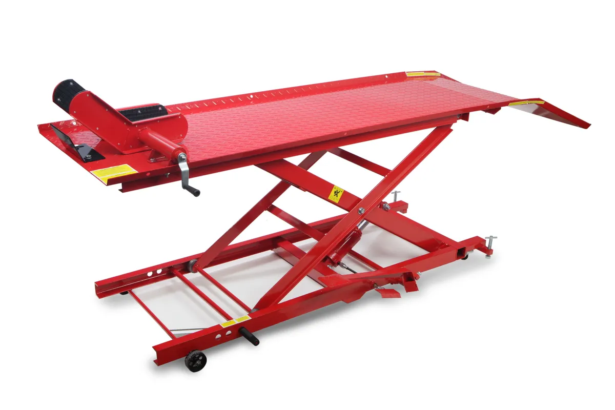HBM 450 kg Motorheftafel - Rood