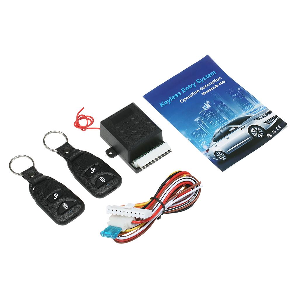 VehicleKit 12V Universele Auto Auto Centrale Kit Deurslot Vergrendeling Voertuig Keyless Entry Systeem met 2