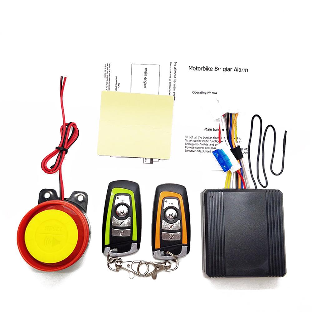 VehicleKit Universeel alarmsysteem voor motorfietsen 12V Alarmsysteem 1