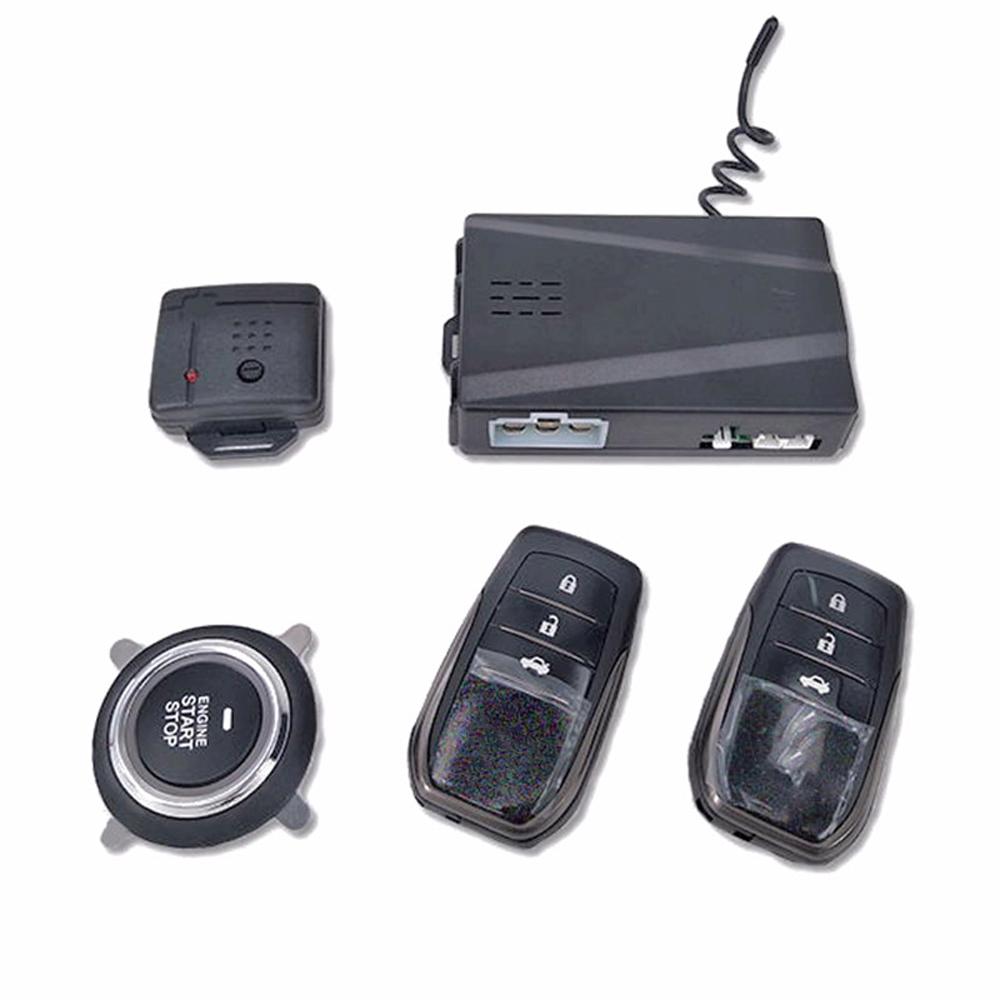 VehicleKit 12V Auto Alarm Passief Keyless Eén Knop Start Afstandsbediening Systeem Automatische Centrale Vergrendeling Drukknop Start Stop Automotive PKE
