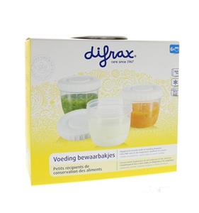 difrax Behälter für Muttermilch und Babynahrung