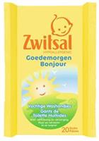 Zwitsal Goedemorgen Vochtige Washandjes (20st)