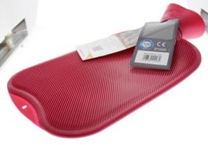 Kruik Warm Water Zak Cranberry Dubbele Rib (2ltr)