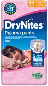 Drynites Girl 3-5 Jaar (10st)