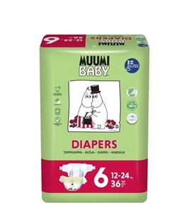 Muumi Baby 6 Junior 12-24kg (36st)