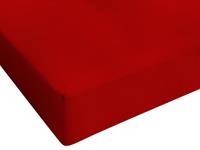 Emob Hoeslaken Jersey 135 gr. Red Rood 80/90/100 x 200