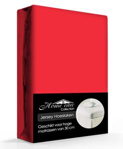 Emob Hoeslaken Jersey 135 gr. Red Rood 80/90/100 x 200