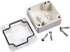 Hammond Electronics 1554E2GYCL Universele behuizing 90 x 90 x 60 ABS Lichtgrijs (RAL 7035) 1 stuks