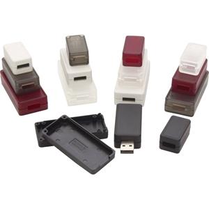 hammondelectronics Hammond Electronics 1551USB3GY USB-behuizing 65 x 30 x 15.5 ABS Grijs-wit (RAL 7035) 1 stuk(s)