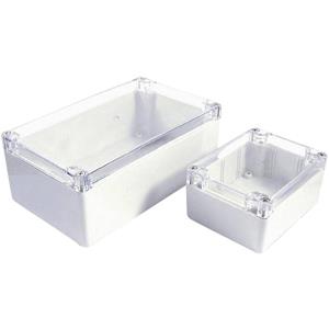 Camdenboss 7200-269C Installatiebehuizing 200 x 120 x 75 Polycarbonaat Grijs-wit (RAL 7035), Helder 1 stuk(s)