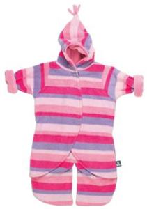 Buggy Snuggle Split Voetenzak Pink Stripe 0-6mnd