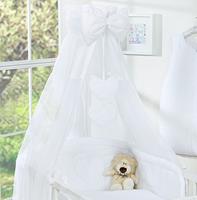 My Sweet Baby 3-Delig Bedset Two Hearts Voile/Katoen Wit