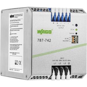 Wago 787-742 Din-rail netvoeding 24 V 20 A 480 W 1 x