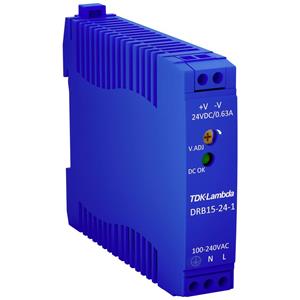 TDK-Lambda DRB-15-24-1 Din-rail netvoeding 24 V/DC 0.63 A 15 W 1 x