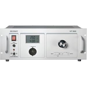 Voltcraft VIT 1000 lab-scheidingstransformator 1000 VA 230 V~ 1 - 250 V~