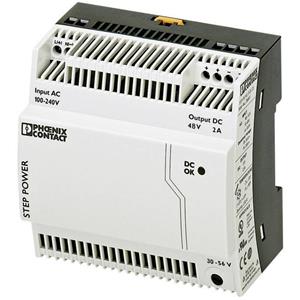 Phoenix Contact STEP-PS/ 1AC/48DC/2 - DC-power supply 85...264V/48V 96W STEP-PS/ 1AC/48DC/2