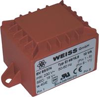 Weiss Elektrotechnik Printtransformator 1 x 230V 1 x 9 V/AC 10 VA 1111mA