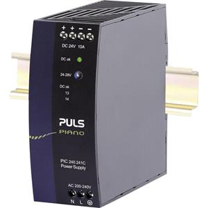 PULS Piano DIN-rail netvoeding 24 V/DC 10 A 240 W Aantal uitgangen:1 x Inhoud 1 stuk(s)