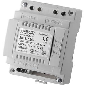 Comatec TRAFO 12VA 12V Hutschienen-Netzteil (DIN-Rail) 12 V/AC 1A 12W