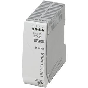 Phoenix Contact UNO-PS/1AC/24DC/ 60W - DC-power supply 85...264V/24V 60W UNO-PS/1AC/24DC/ 60W