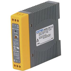 Cotek DN 10-24 Din-rail netvoeding 24 V/DC 0.42 A 10 W 1 x