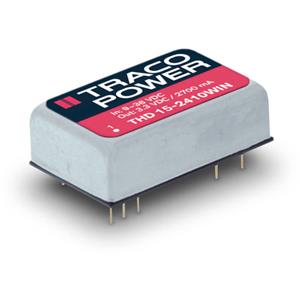 TracoPower THD 15-2422WIN DC/DC-converter, print 24 V/DC 12 V/DC, -12 V/DC 625 mA 15 W Aantal uitgangen: 2 x