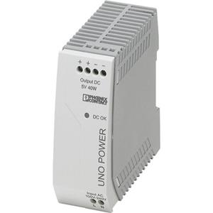 Phoenix Contact - UNO-PS/1AC/ 5DC/ 40W Din-rail netvoeding 5 V/DC 8 A 25 W 1 x